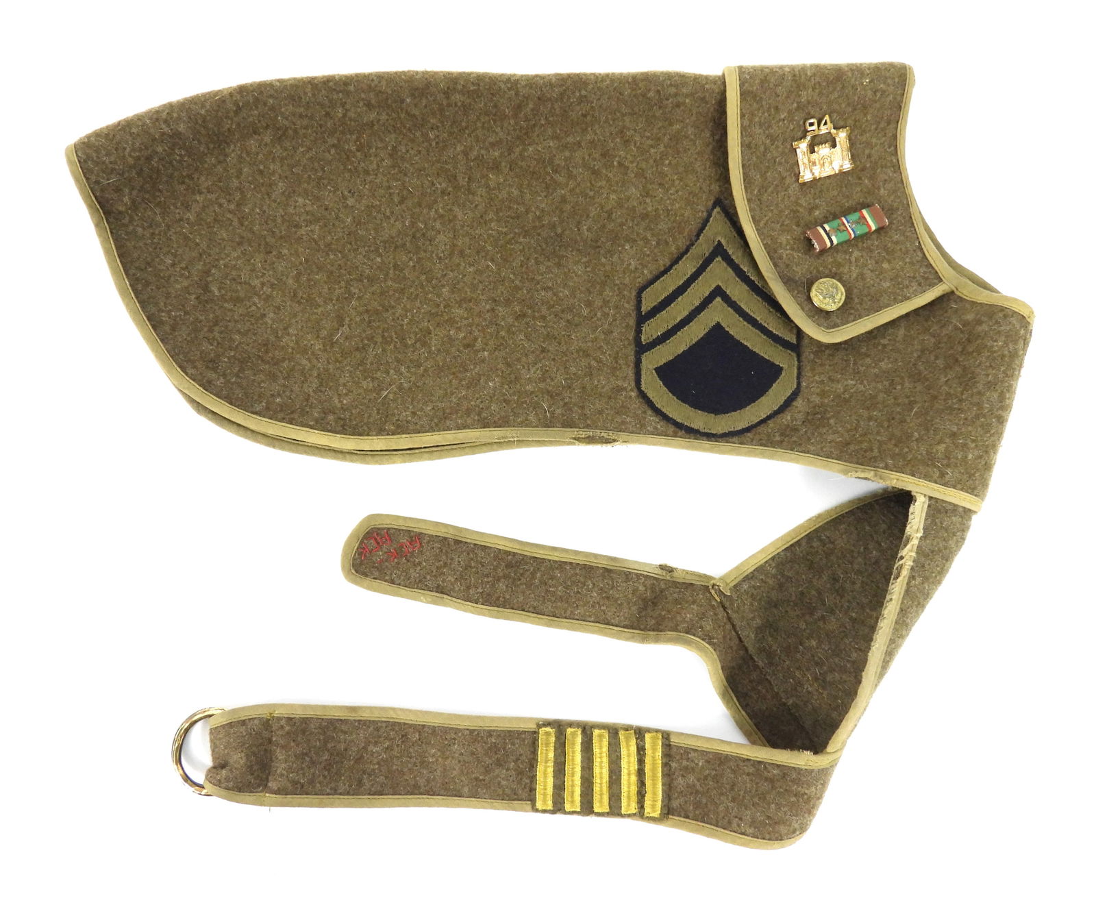WWII US Army 94th Engineer Battalion Dog Jacket (1 of 7)