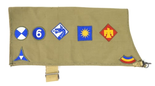 OD Canvas War Dog Jacket/Cover with Patches