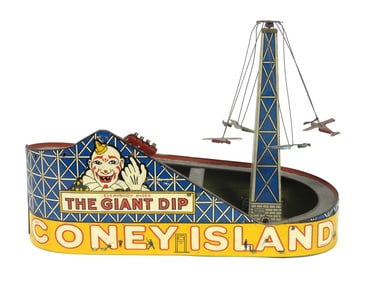 Henry Katz & Co. Coney Island Tin Roller Coaster