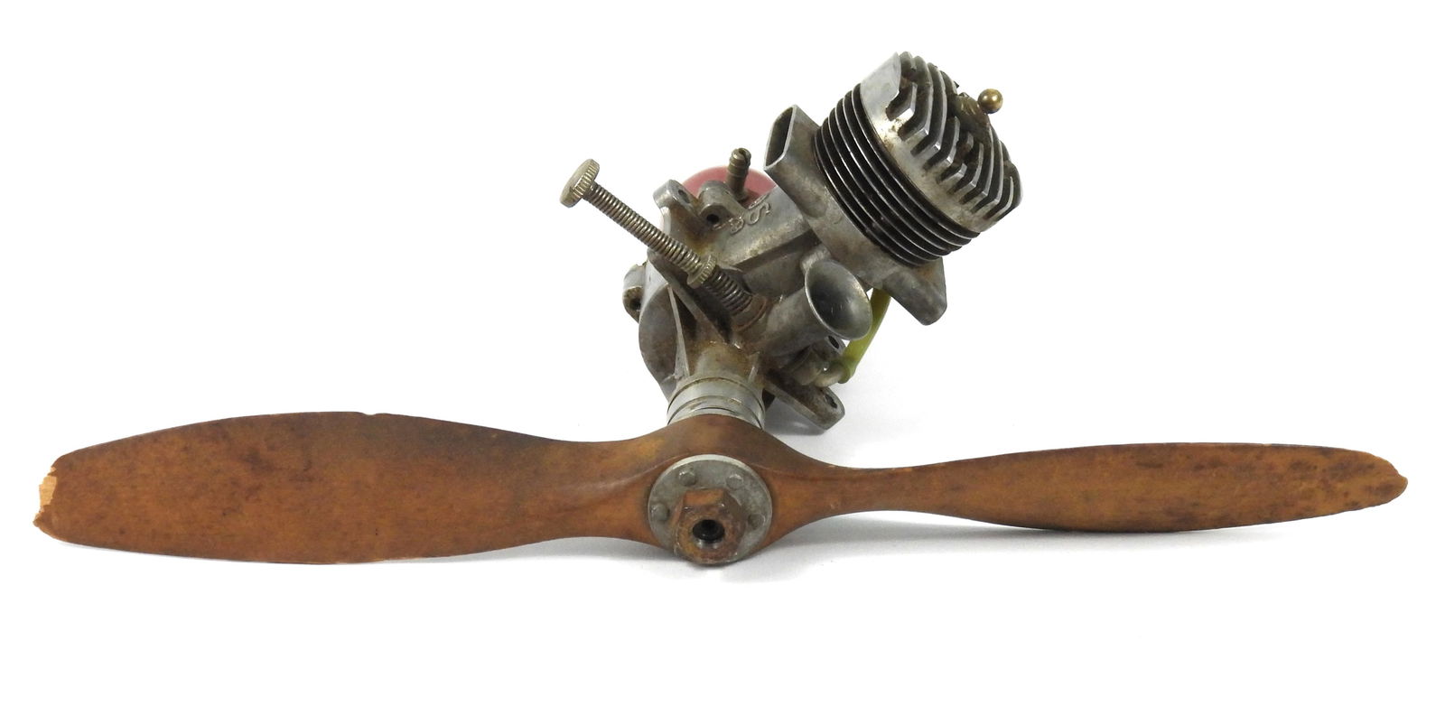 2PC Vintage Model Plane Engines - 5