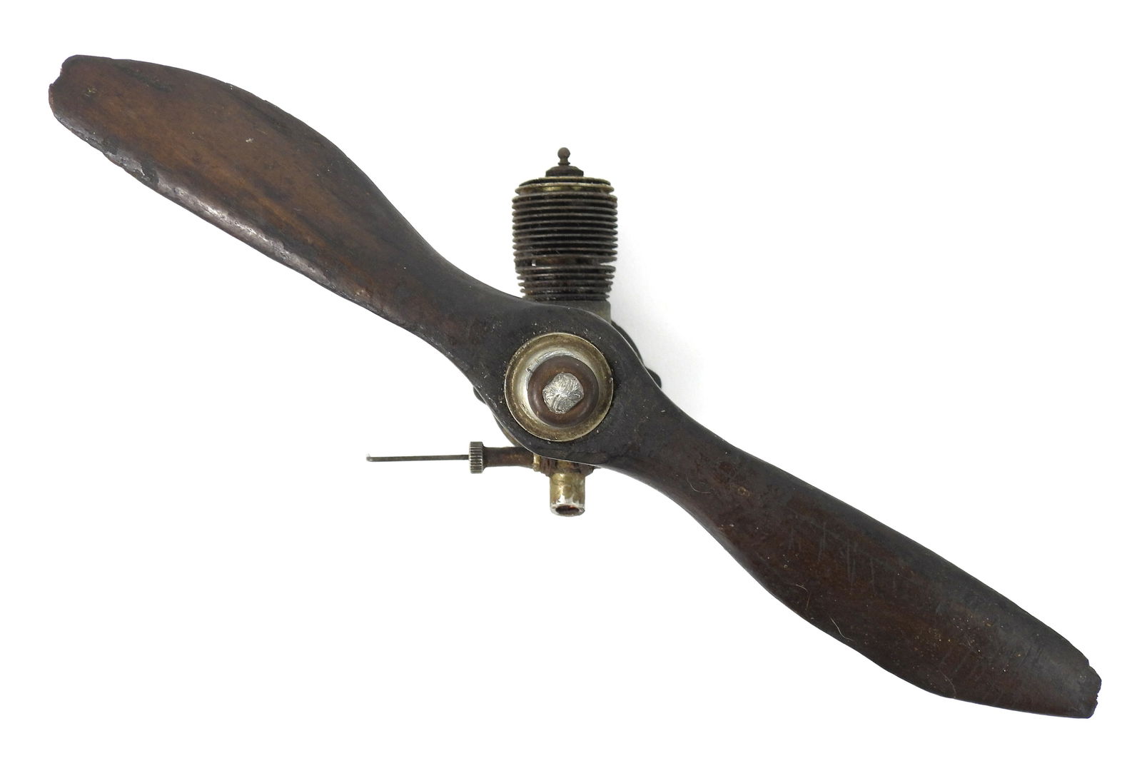 2PC Vintage Model Plane Engines - 9