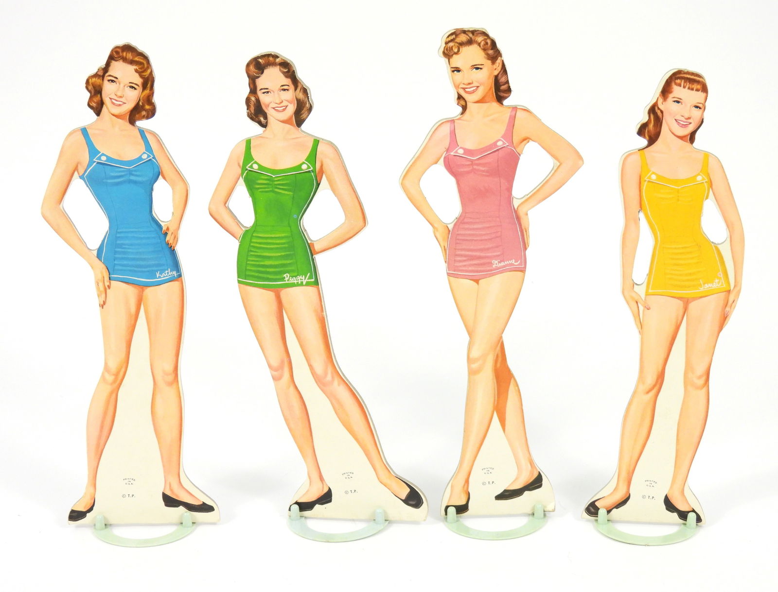 1960 Complete Lennon Sisters Cardboard Doll Set - 2