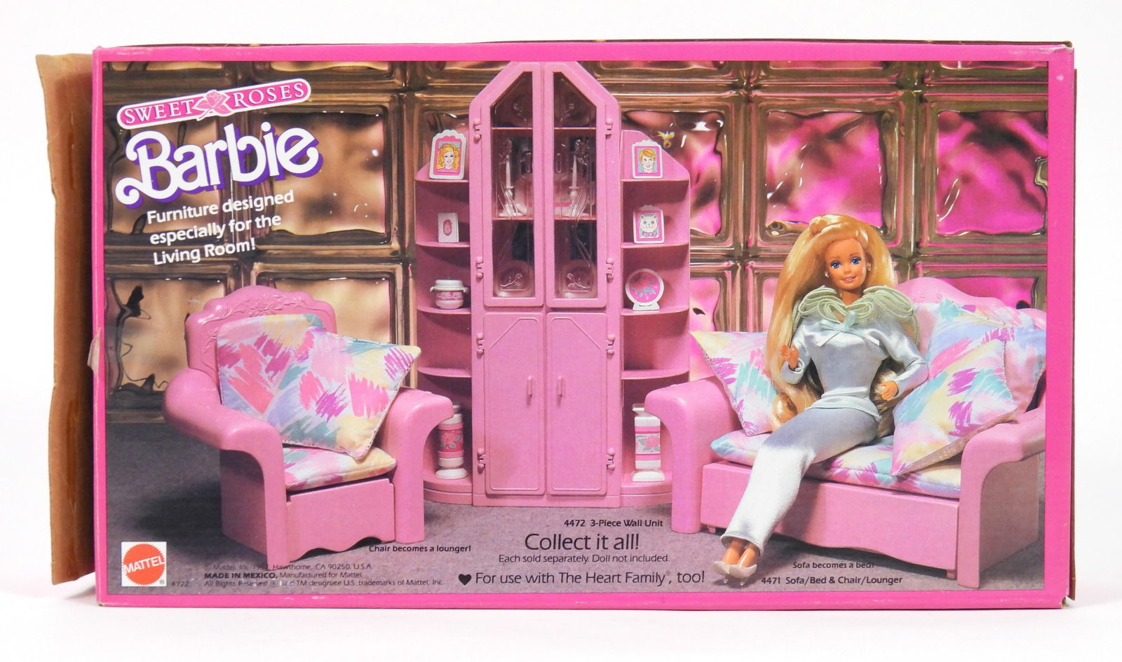 6PC 1987 Barbie Sweet Roses Play Sets - 10