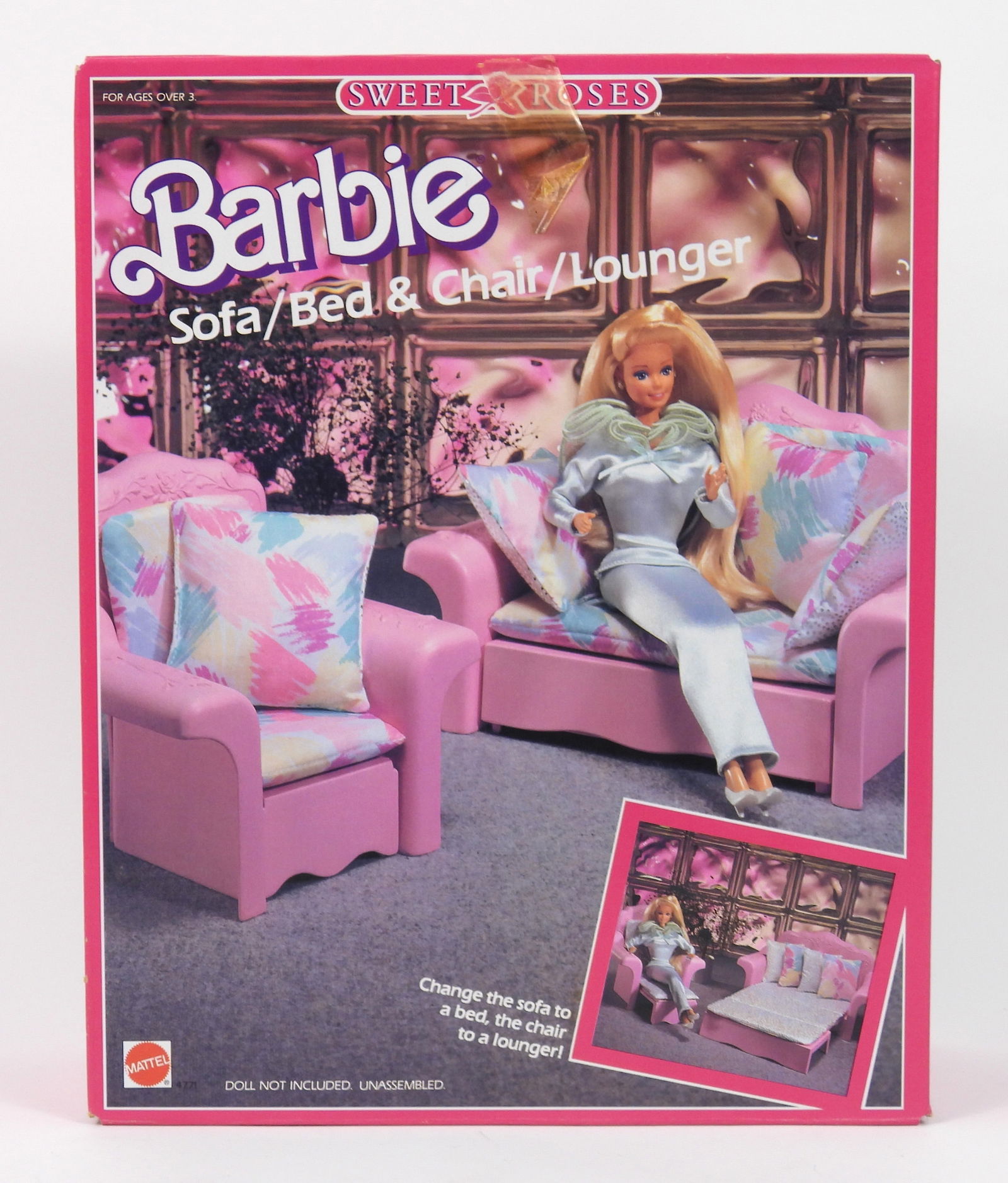 6PC 1987 Barbie Sweet Roses Play Sets - 2
