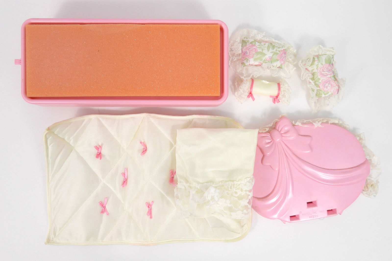 6PC 1987 Barbie Sweet Roses Play Sets - 6