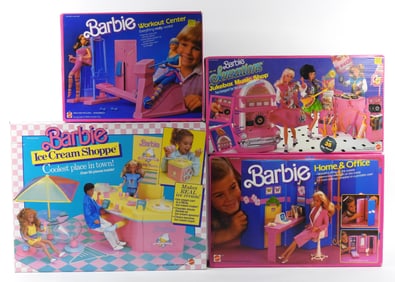 4PC Barbie Assorted Play Sets