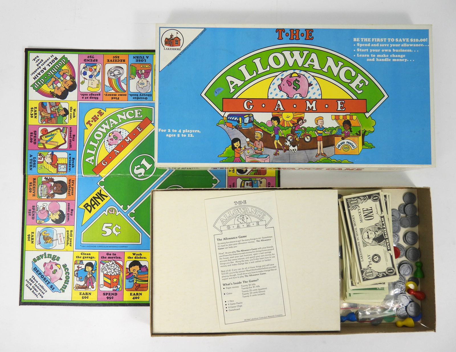 6PC Vintage Assorted Board Games - 6