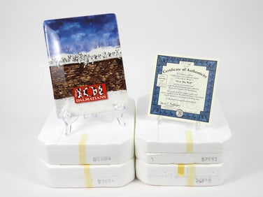 4PC Bradford Editions 101 Dalmatians Plates