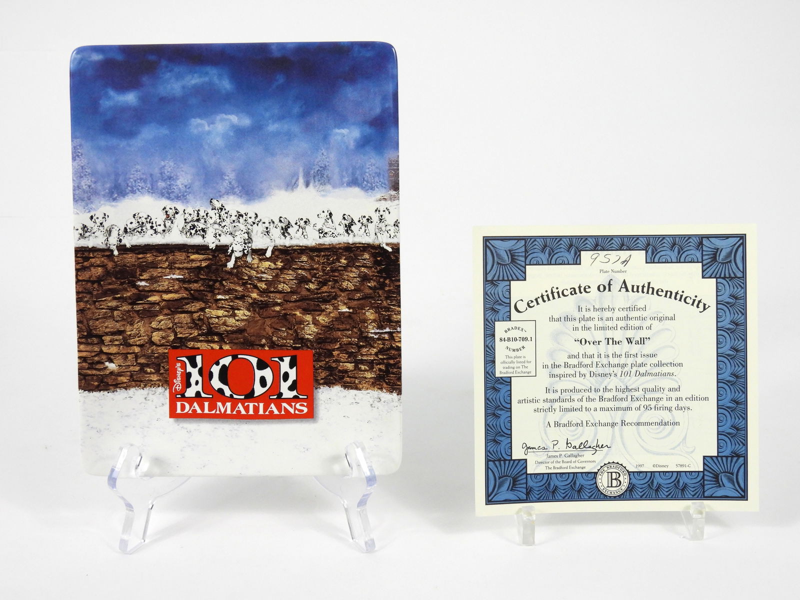 4PC Bradford Editions 101 Dalmatians Plates - 2