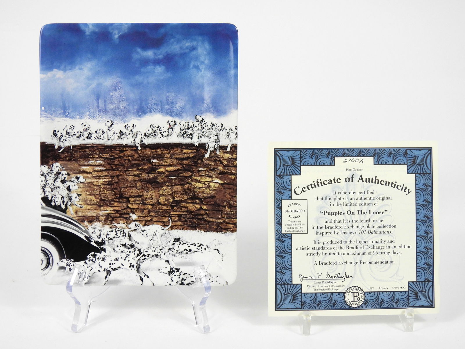 4PC Bradford Editions 101 Dalmatians Plates - 5