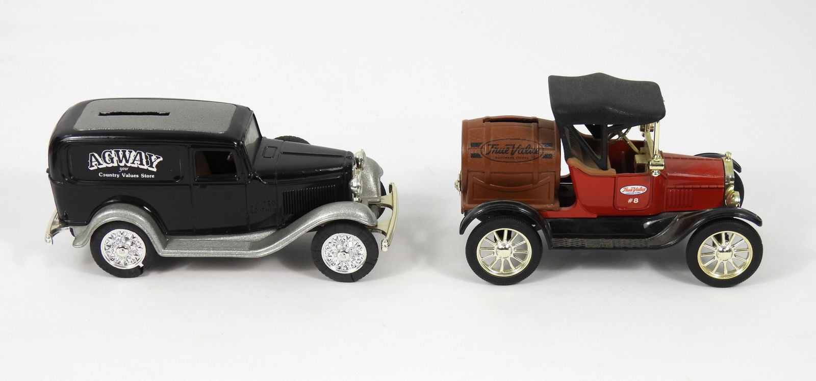 6PC Ertl & Cast Iron Figural Car Banks - 2