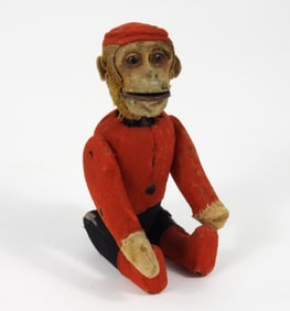 1920s Schuco Germany Mechanical Bellhop Monkey