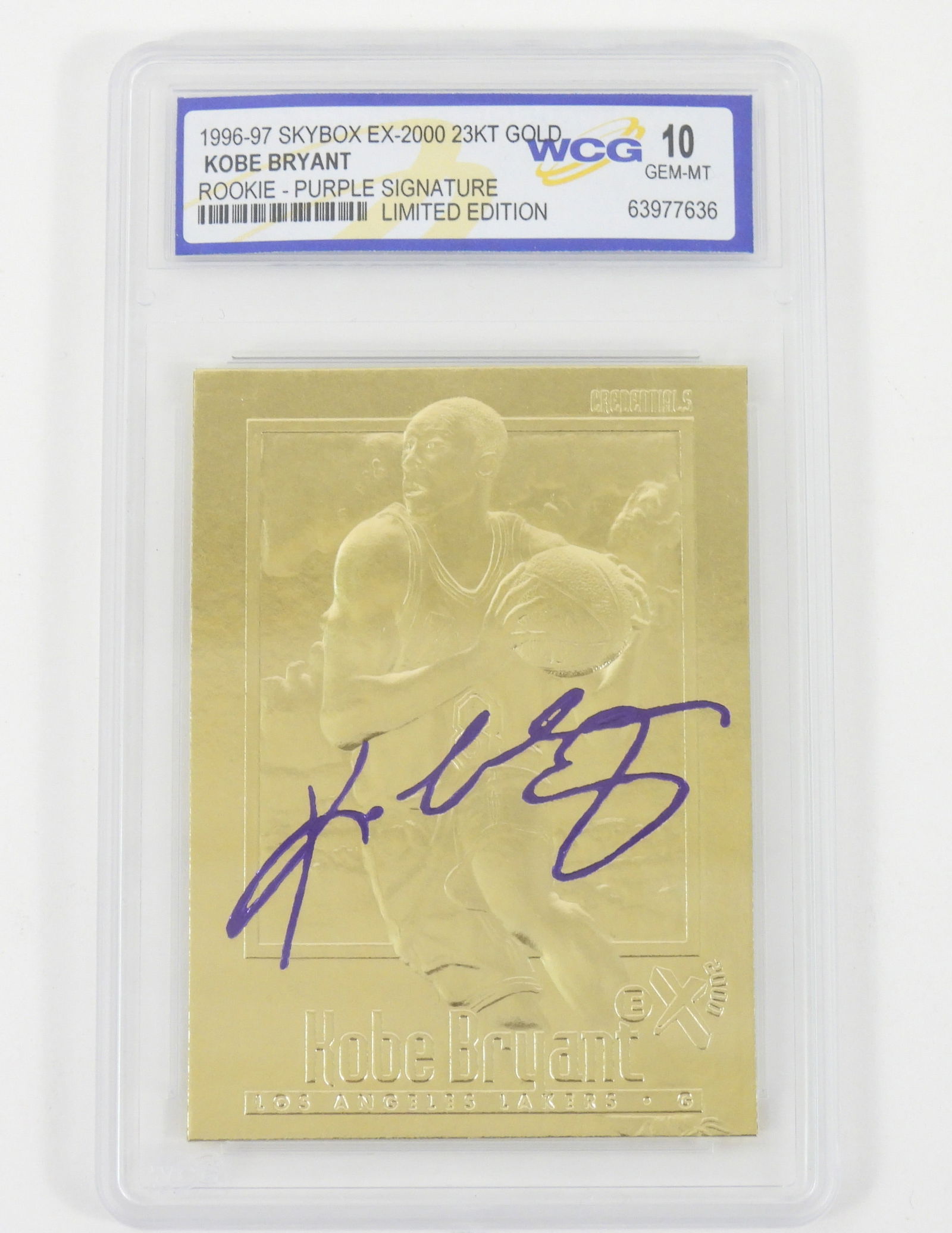 2PC Fleer & Skybox Kobe Bryant WCG Graded Cards - 2