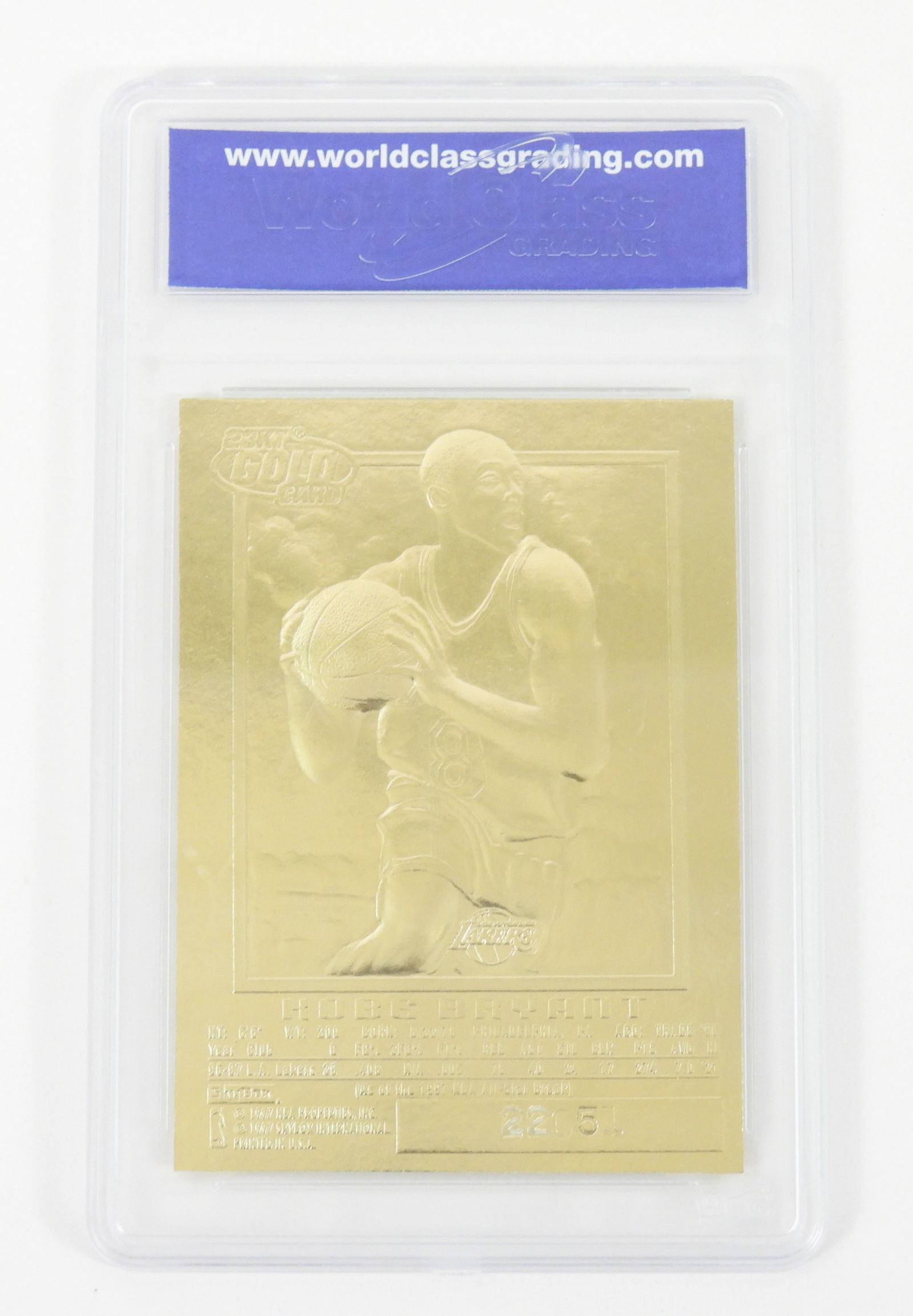 2PC Fleer & Skybox Kobe Bryant WCG Graded Cards - 3