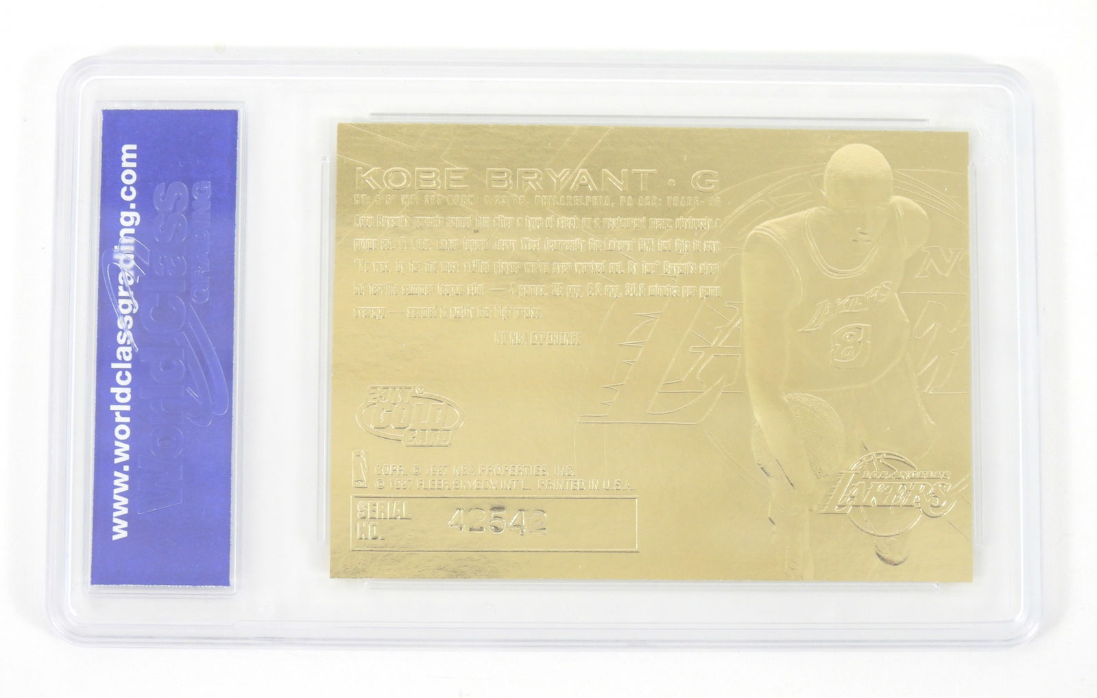 2PC Fleer & Skybox Kobe Bryant WCG Graded Cards - 5