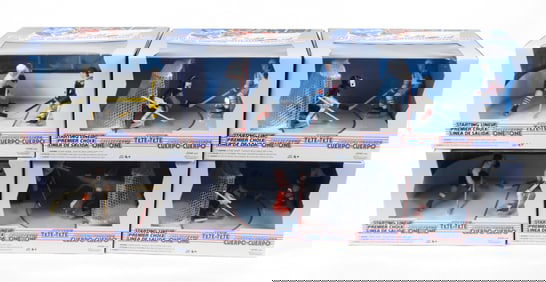 6PC Kenner Starting Lineup Hockey Figures