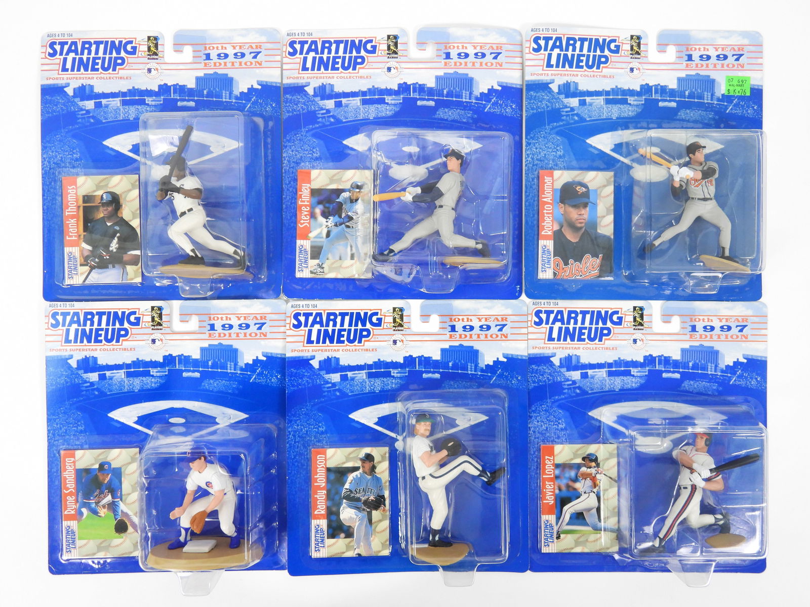 10PC Kenner Starting Lineup Baseball Figures - 4
