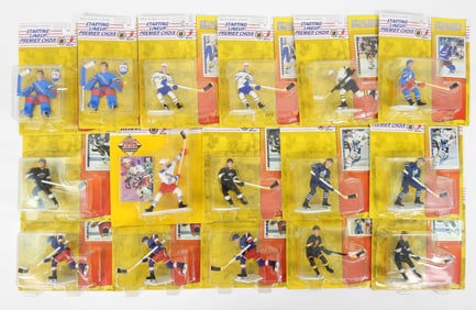 16PC Kenner Starting Lineup Hockey Figures