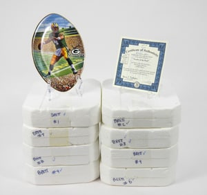 8PC Bradford Editions Brett Favre Collection