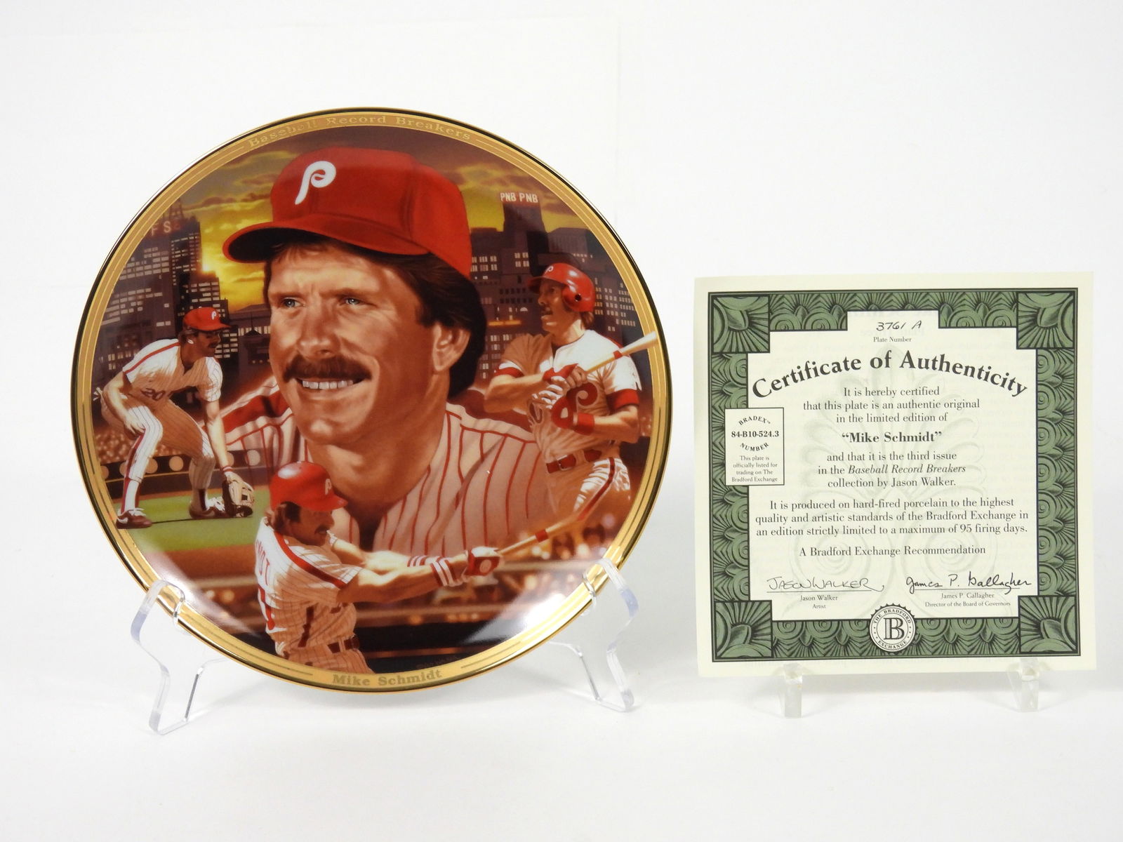 4PC Bradford Editions Baseball Record Breakers Set - 2