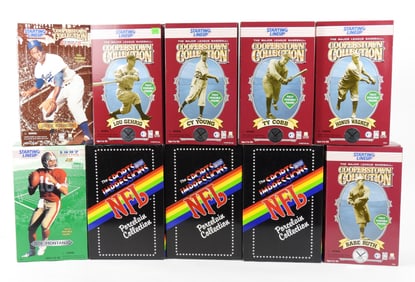 10PC Starting Lineup & Sports Impressions Figures