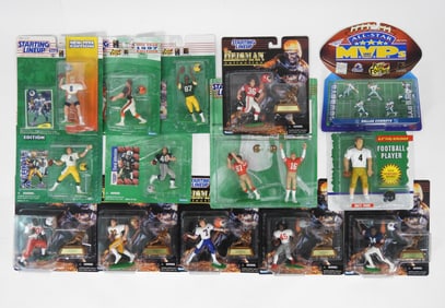 13PC Kenner Starting Lineup Football Figures