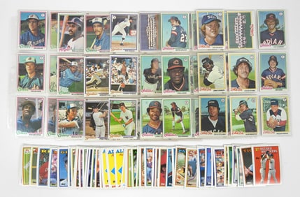 115PC Topps 1978 & 1988 Baseball Trading Cards