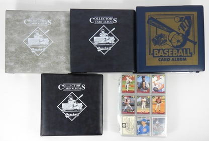 1990s Assorted MLB Baseball Card Binder Series