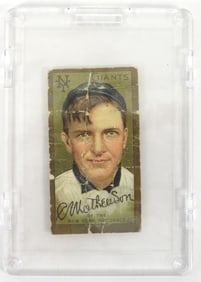 1911 T205 Gold Boarder MLB Christy Mathewson Card