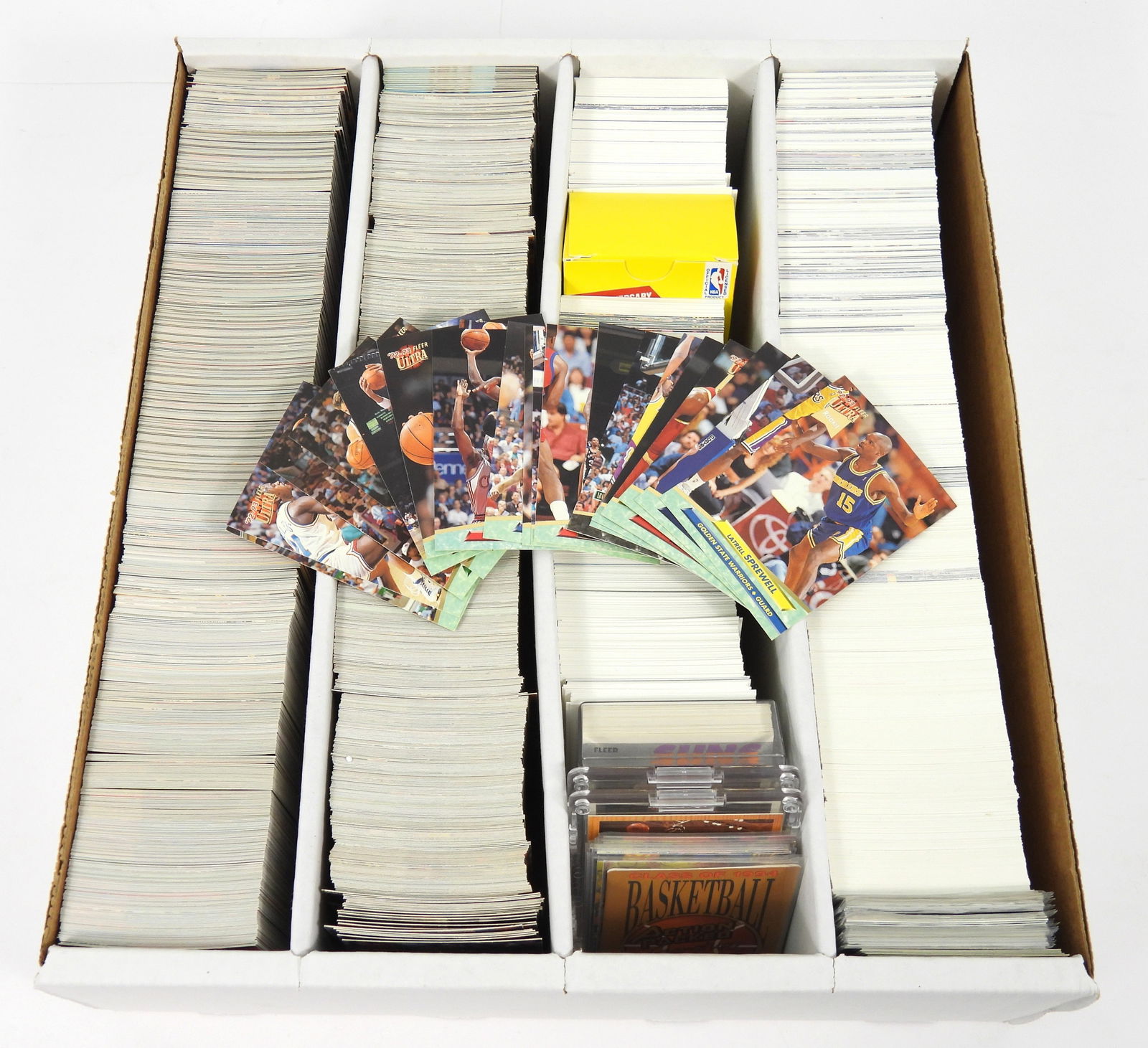 Box Of NBA Basketball 1990s Trading Cards (1 of 1)