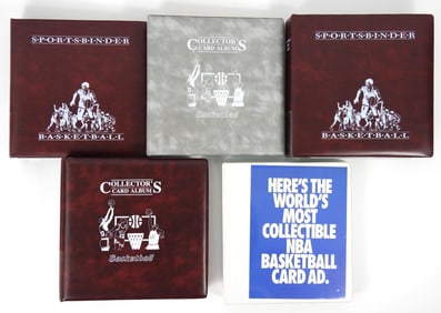 5 Binders Of NBA 1989-90 Basketball Cards