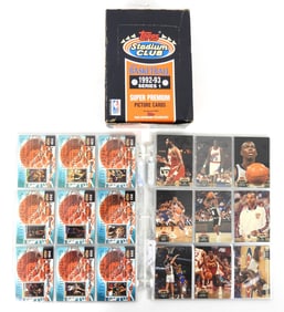 NBA 1992-93 Stadium Club Super Picture Cards