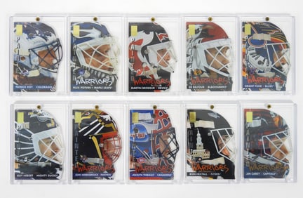 NHL 1996 Donruss Painted Warriors Card Set