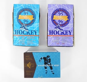 3 Assorted NHL Boxes Upper Deck & Donruss Cards