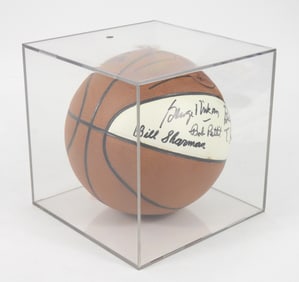 NBA Legends Boston Celtics Signed Basketball