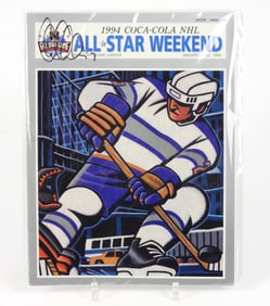 NHL 1994 Signed Chris Chelios All Star Program