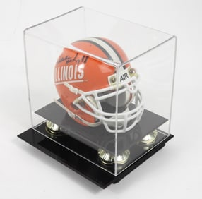 NCAA Illinois Signed Ray Nitschke Mini Helmet