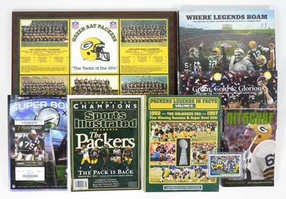 NFL Green Bay Packers Cards & Ephemera Collection
