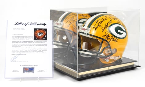 60s Super Bowl Signed Packers Helmet PSA/DNA