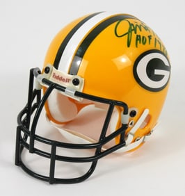 NFL Signed Jim Taylor Mini Helmet
