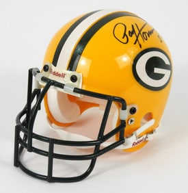 NFL Signed Paul Hornung Mini Helmet