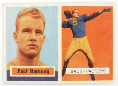 NFL Paul Hornung Rookie Trading Card