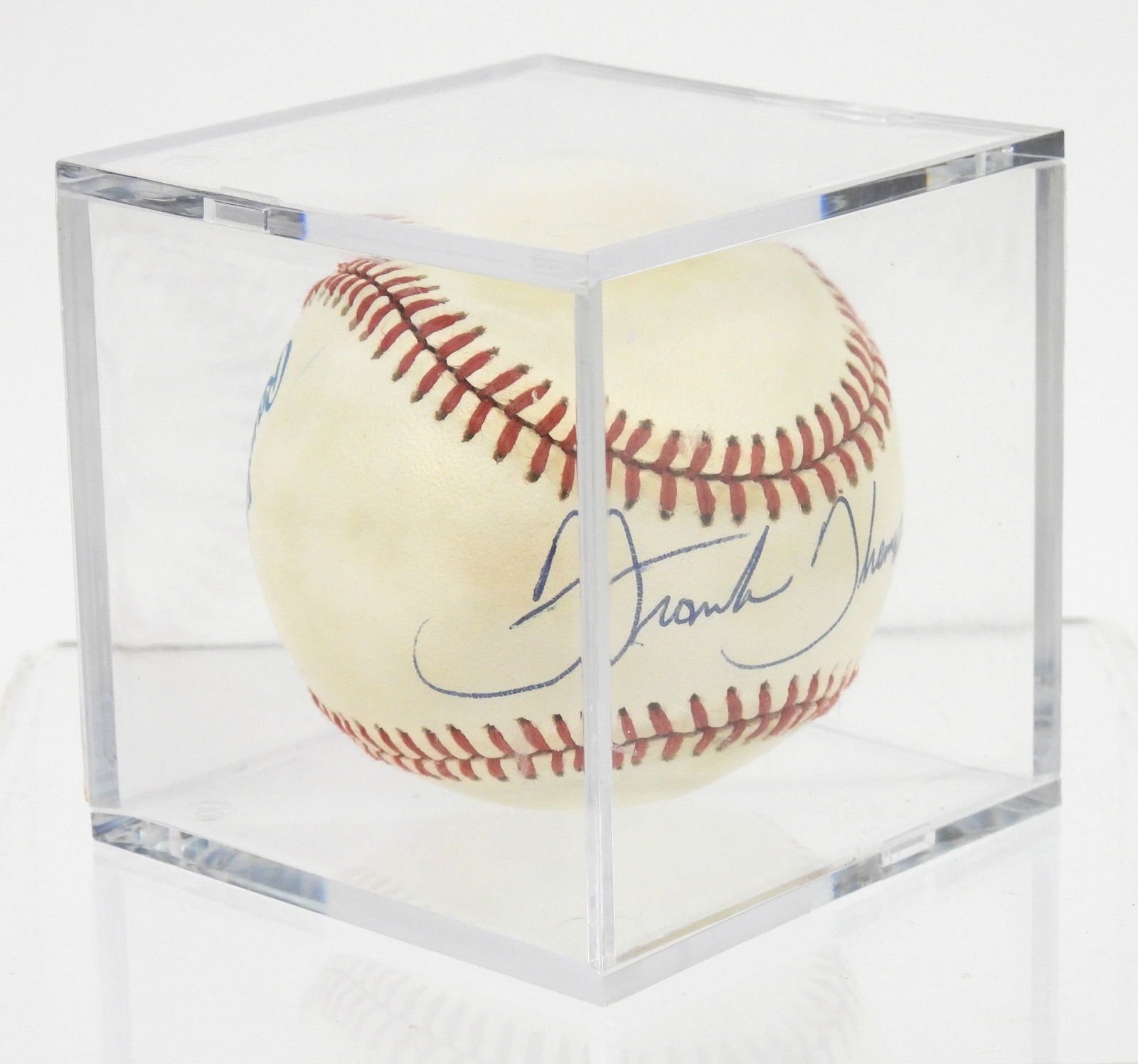 MLB Frank Thomas Signed Baseball Cased - 2