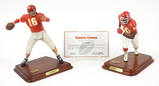 2PC Danbury Mint NFL Thomas & Dawson