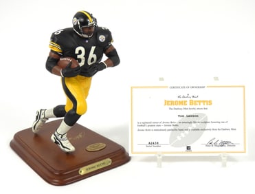 Danbury Mint NFL Display Jerome Bettis w/COA