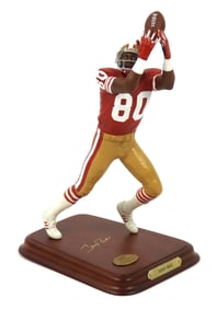 Danbury Mint NFL Jerry Rice Figure Statue