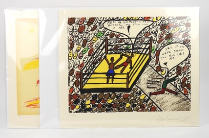 4PC Muhammad Ali Limited Serigraph Prints