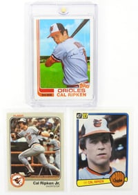 3PC MLB Cal Ripken Jr. Baseball Trading Cards