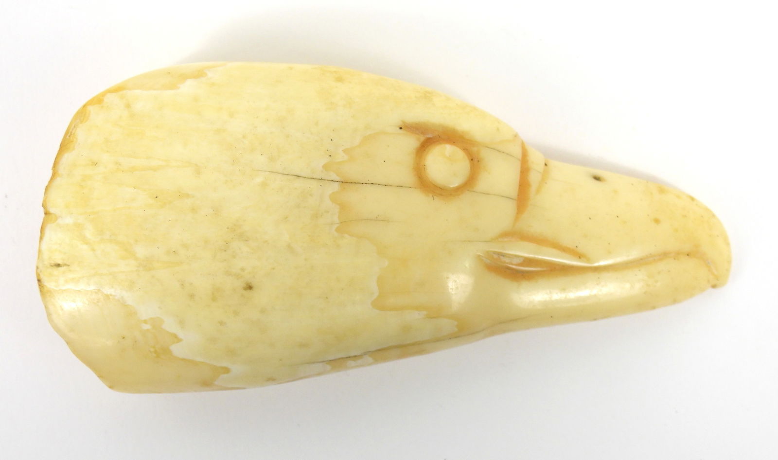 PR Carved Eagle Whale Teeth - 2