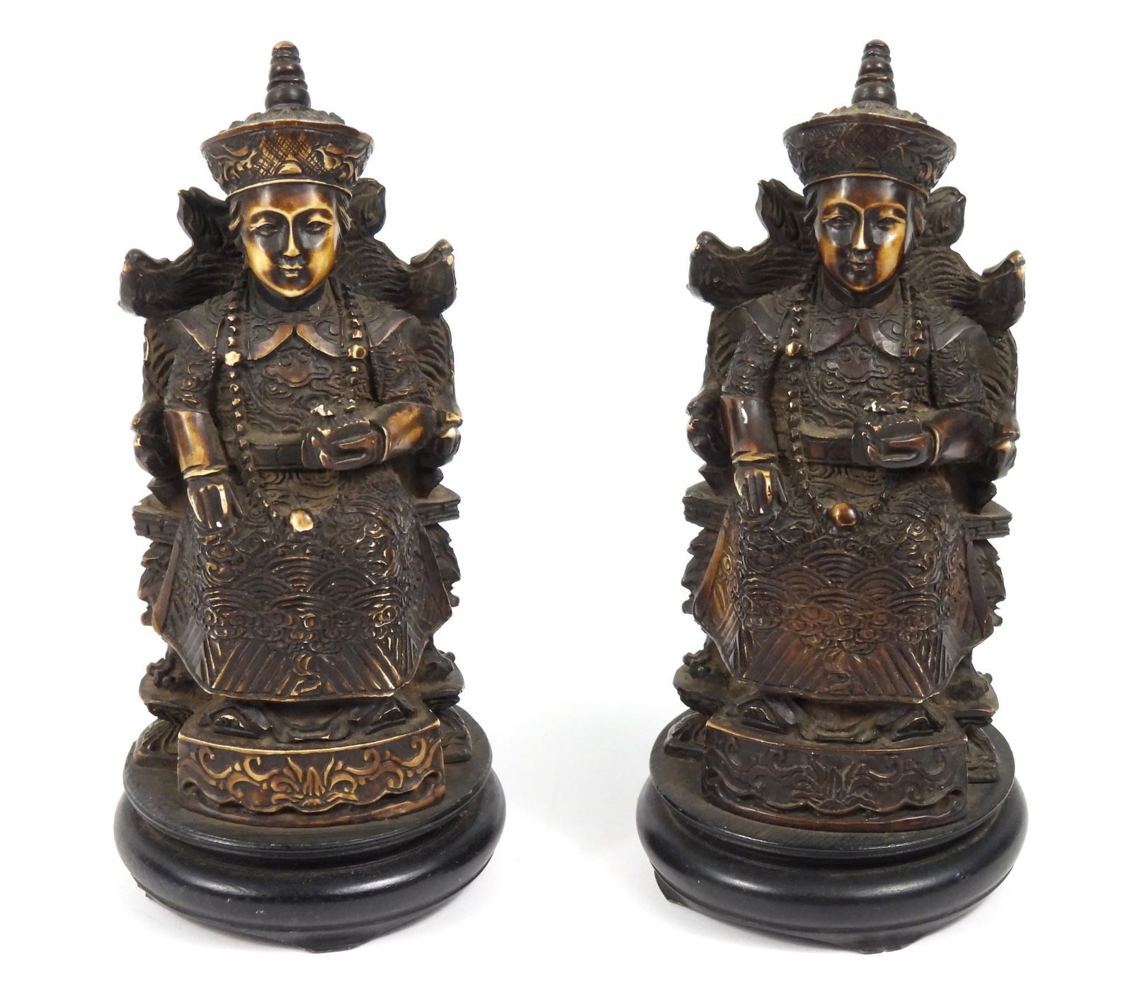 PR Chinese Carved Wood Sculptures (1 of 5)